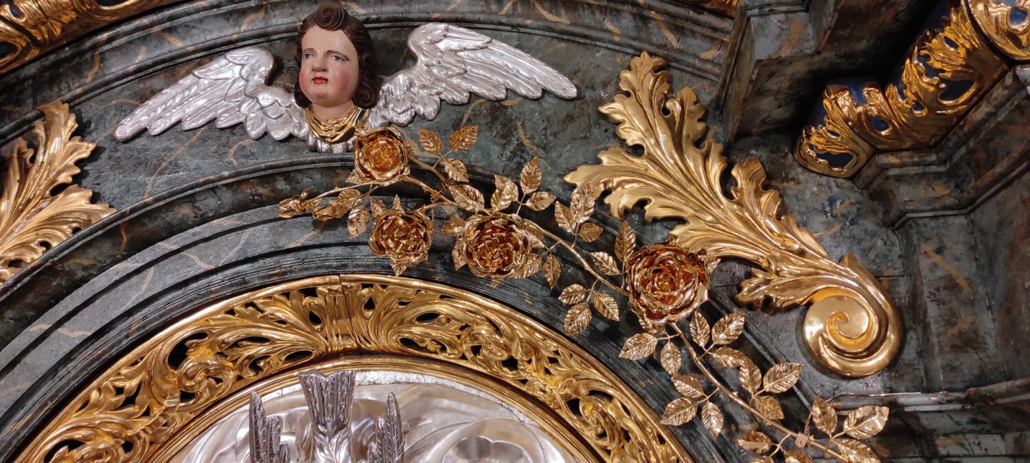 Złocenia sakralne detal